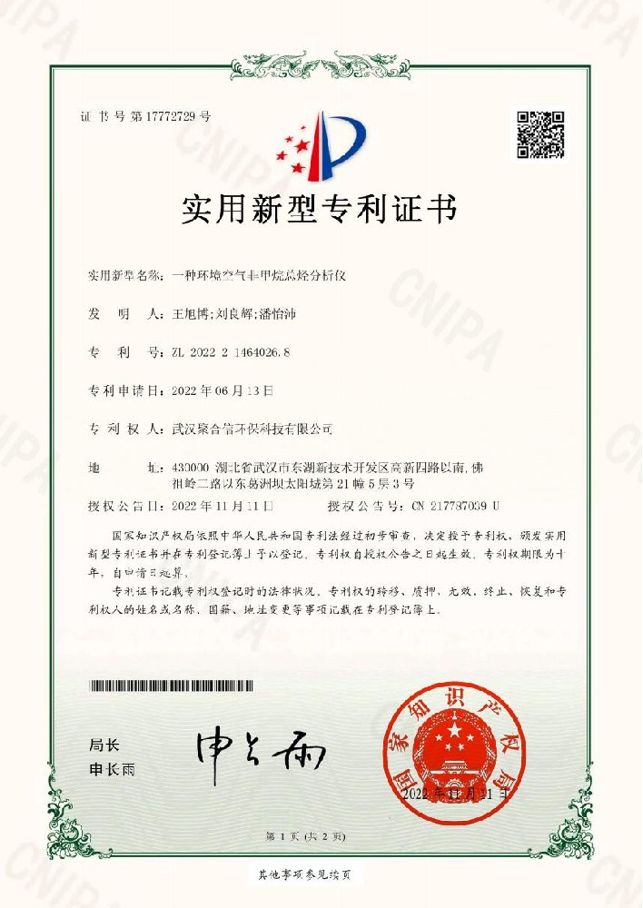 一种环境空气非甲烷总烃分析仪-页面1